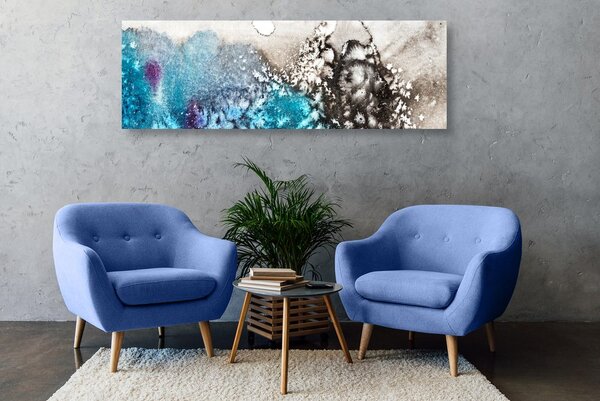 Tablou abstracție de acuarelă