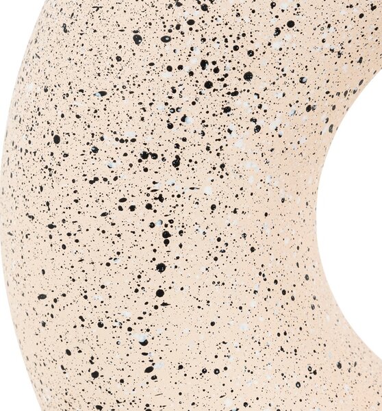 Vaza ceramica Circkly, Pako World, Alb-Negru, 27x9x30 cm