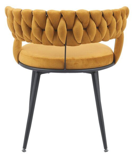 Scaun Alkia Galben 60x57x68 cm