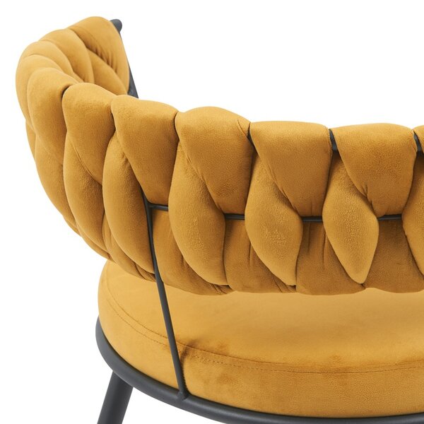 Scaun Alkia Galben 60x57x68 cm