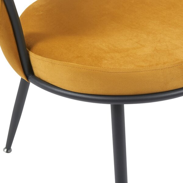 Scaun Alkia Galben 60x57x68 cm