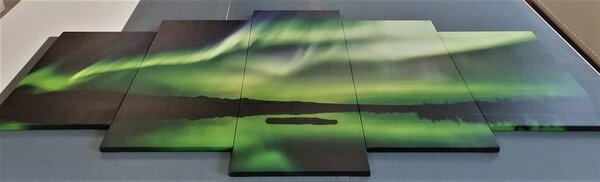 Tablou 5-piese aurora polară