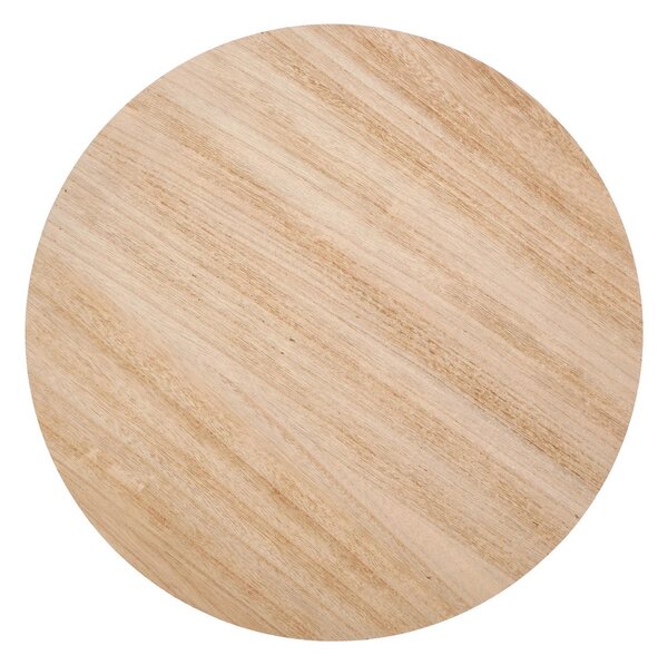 Masuta TRAFICA, stejar natural/negru, 41x41x41 cm