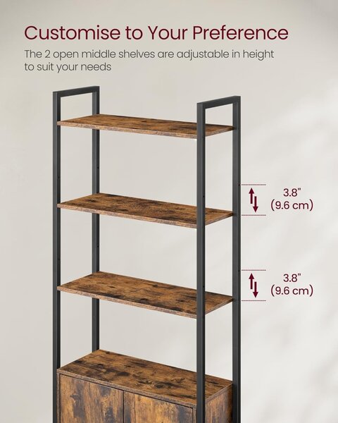 Biblioteca Maro Vasagle 24 x 60 x 159.5 cm