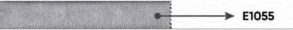 Pat COOL TOUCH 160x200, stofa gri - Noway E1055, cu somiera si spatiu
