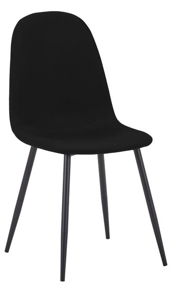 Scaun Bella Negru 43x52x88 cm
