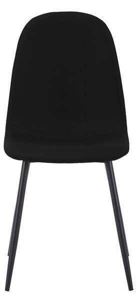 Scaun Bella Negru 43x52x88 cm