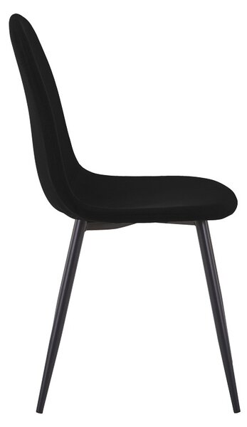 Scaun Bella Negru 43x52x88 cm
