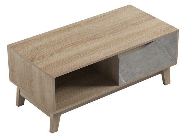 Masuta de Cafea Judas Sonoma Bej marmura90x45x38.5 cm