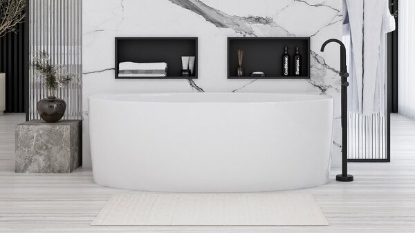 RAFT BAIE INCASTRAT PERETE 30x45 matte black