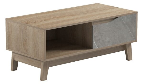 Masuta de Cafea Judas Sonoma Bej marmura90x45x38.5 cm