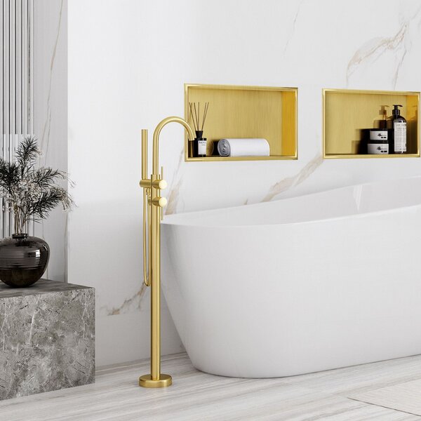 RAFT BAIE INCASTRAT PERETE 30x45 gold brush