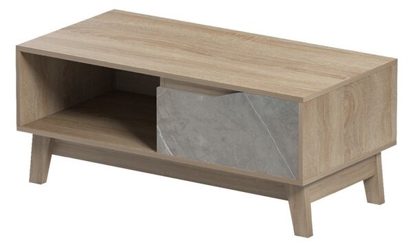 Masuta de Cafea Judas Sonoma Bej marmura90x45x38.5 cm