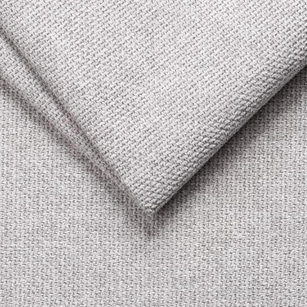 Pat boxspring KANO 160x200, stofa gri - Austin 17, cu saltea, topper