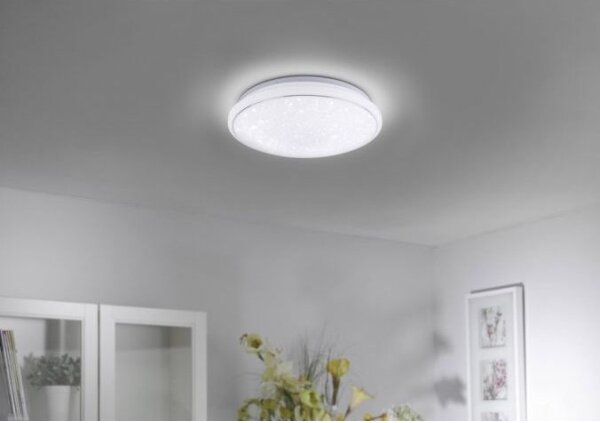 Plafonieră LED RGB dimabilă JUPI LED/28W/230V Leuchten Direkt 14743-16 + telecomandă