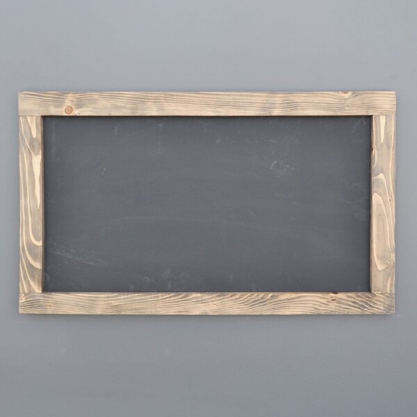 Tabla de scris AA049, gri inchis, lemn, 100x60x4 cm