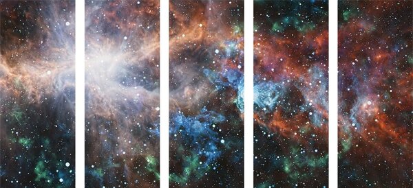 Tablou 5-piese galaxie infinită