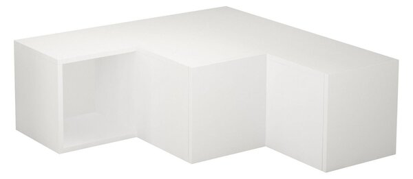 Comoda TV COMPACT, alb, PAL melaminat, 90x30/90x32 cm