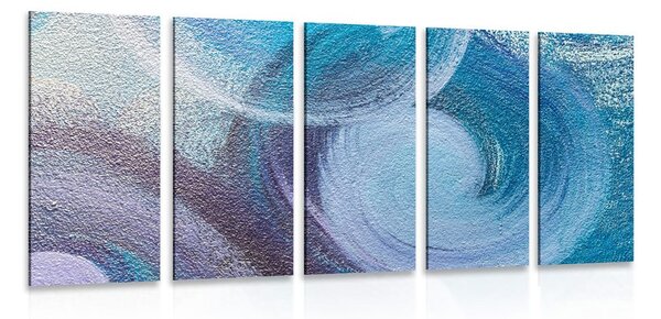 Tablou 5-piese linii abstracte moderne