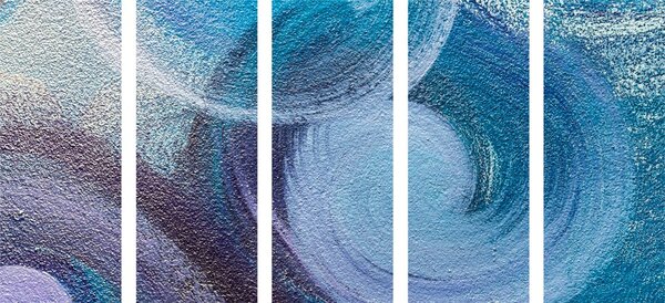 Tablou 5-piese linii abstracte moderne