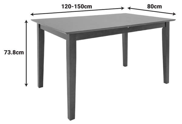 Masa Mabor Nuc 150x80x73.8 cm