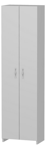 Dulap ATLANTIS, alb, PAL melaminat, cu 2 usi, 49x30x182 cm