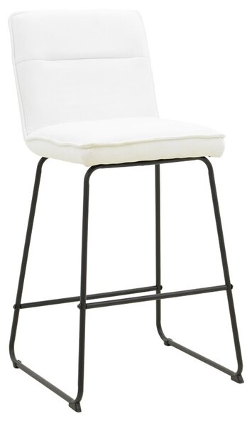 Scaun de bar Essential Alb 53x64.5x107 cm