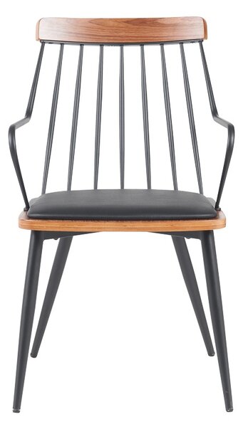 Scaun cu brate Posse Negru 52x59x83 cm
