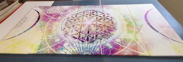 Tablou 5-piese Mandala în design interesant