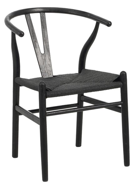 Scaun Wishbone Negru 53.5x57x74 cm