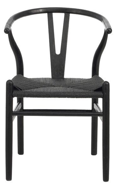 Scaun Wishbone Negru 53.5x57x74 cm