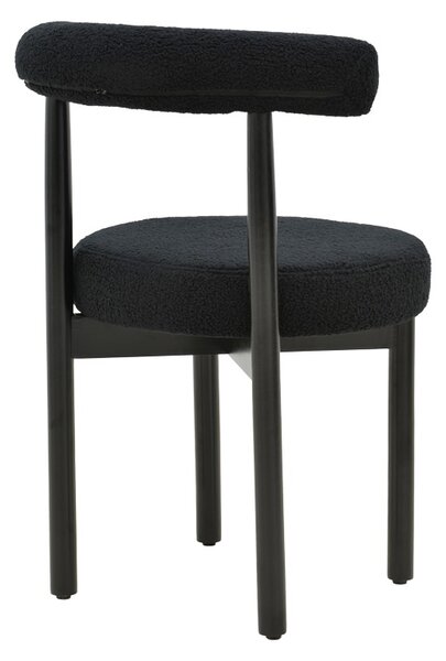 Scaun Fenza Negru 60x54x75 cm
