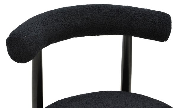 Scaun Fenza Negru 60x54x75 cm