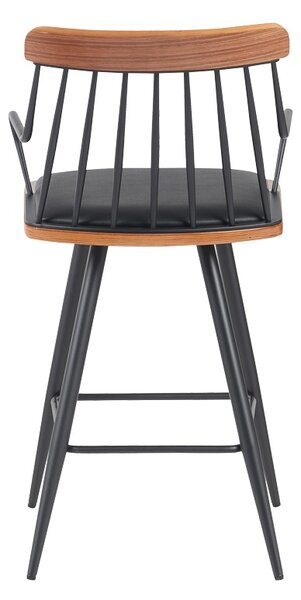 Scaun de bar Posse Negru 48x54x92.5 cm