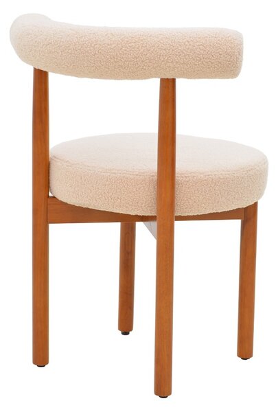 Scaun Fenza Bej 60x54x75 cm