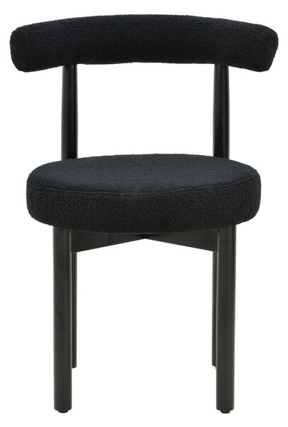 Scaun Fenza Negru 60x54x75 cm