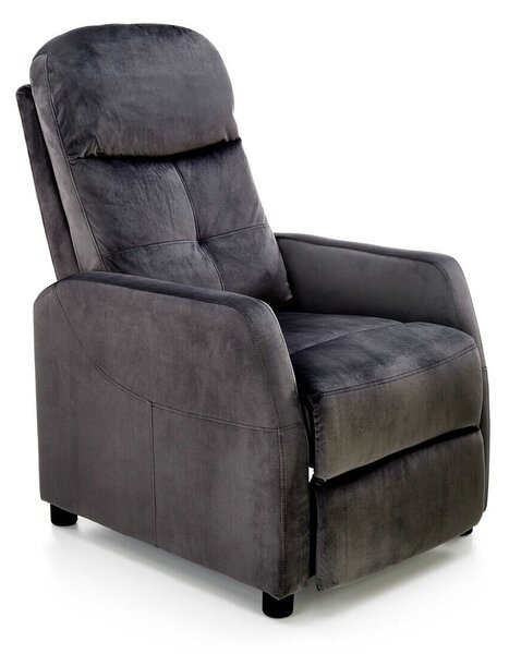 Fotoliu recliner Houston 992, Negru, Tapiterie, 103x64x84cm, 25 kg