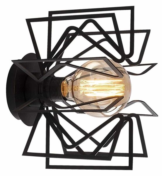 Aplica NEMRUT N-953, negru, metal, 20x15x25 cm