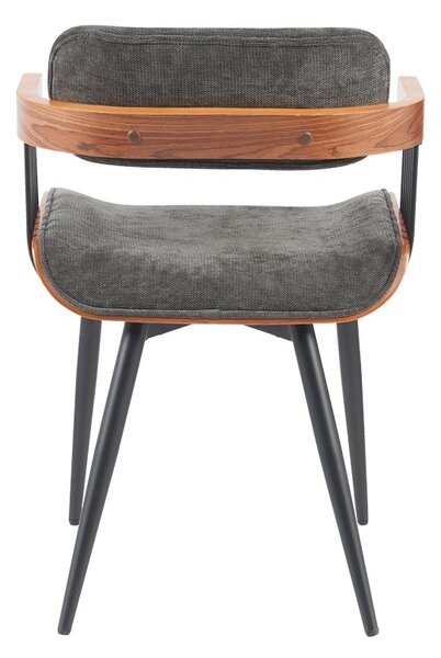 Scaun cu brate Cameo Gri inchis 53x49.5x75.5 cm
