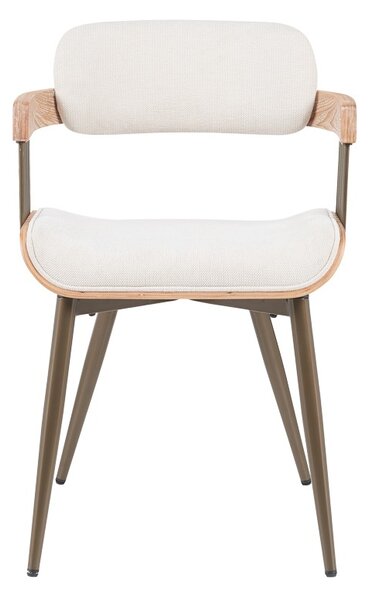 Scaun cu brate Cameo Bronz 53x49.5x75.5 cm