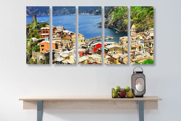 Tablou 5-piese coasta Italiei
