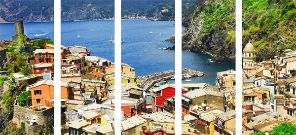 Tablou 5-piese coasta Italiei