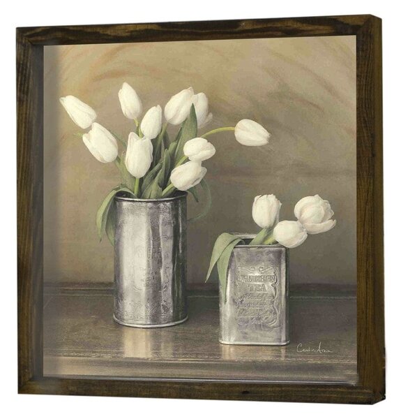 Tablou KZM450, multicolor, lemn, 34x34 cm