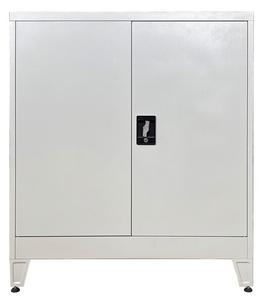 Dulap fiset din metal Armon Gri deschis 90x45x100 cm