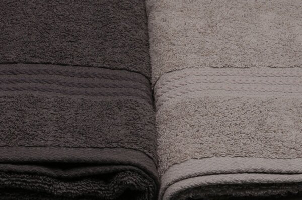 Set 4 prosoape baie RAINBOW, bumbac, 70x140 cm