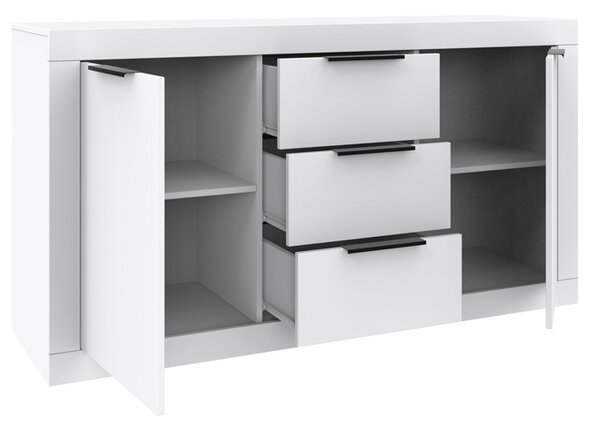Comoda Doha Alb 150x45x80.5 cm