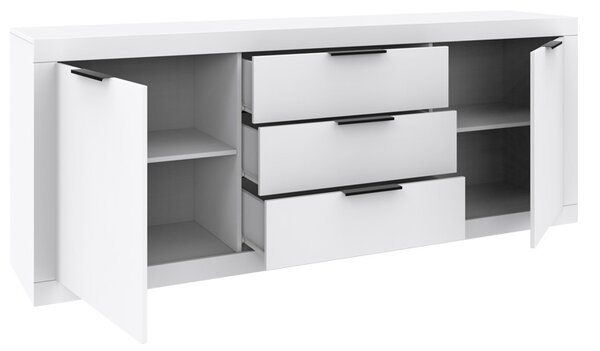Comoda Doha Alb 210x45x80.5 cm