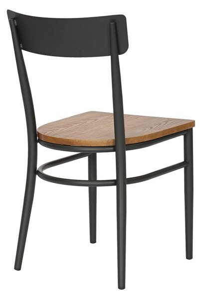 Scaun Zerca Gri inchis 49x44x82 cm
