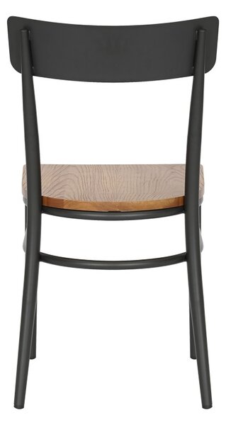 Scaun Zerca Gri inchis 49x44x82 cm