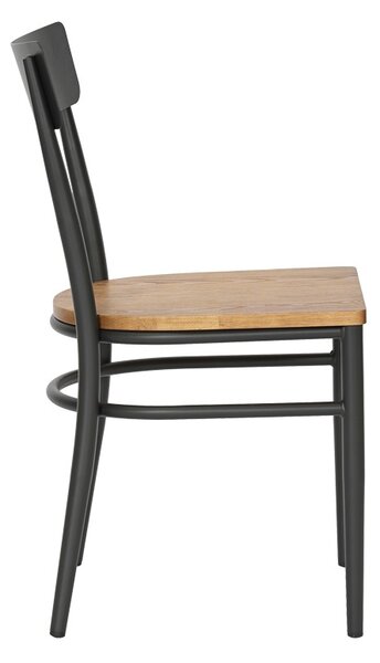 Scaun Zerca Gri inchis 49x44x82 cm